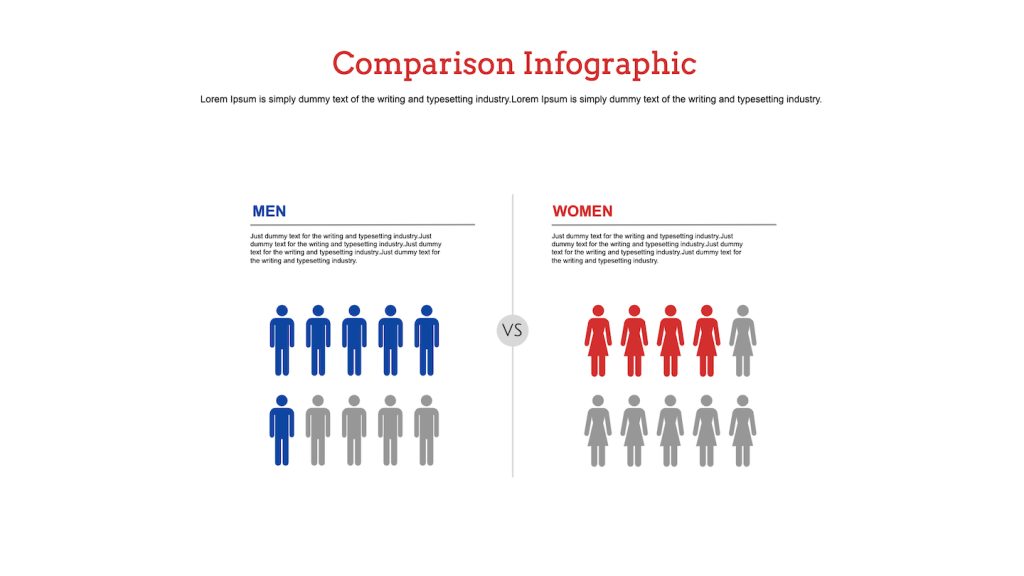 comparison infographic template design ideas